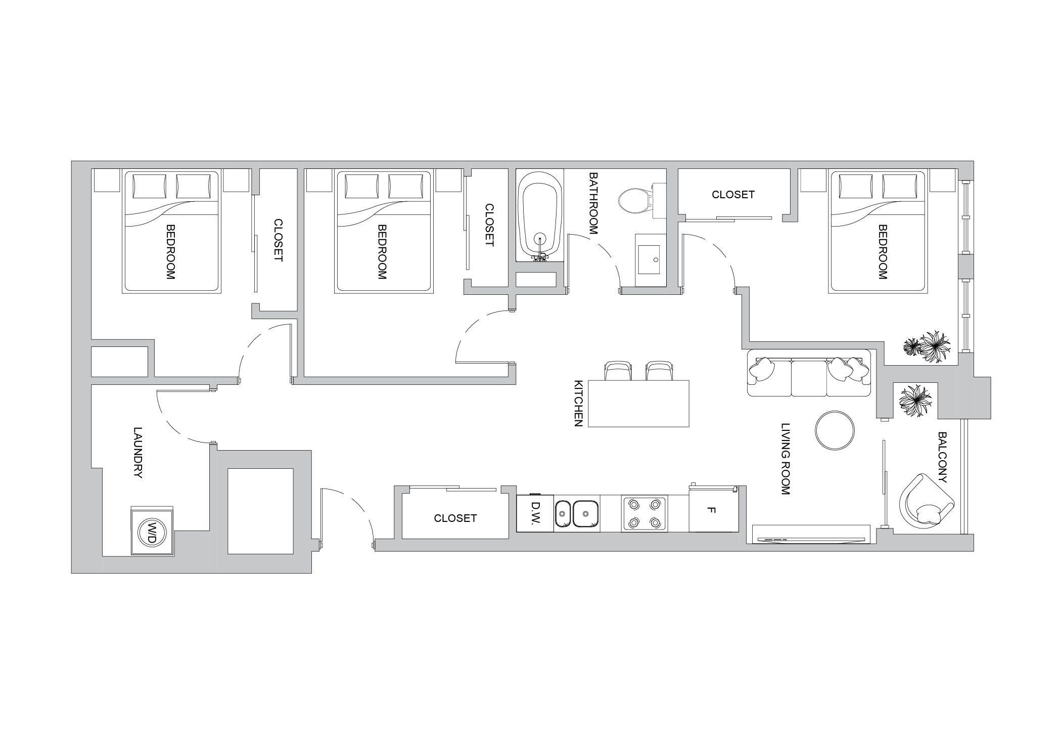 Floor plan layout for Astra Living - Jasper floor plan